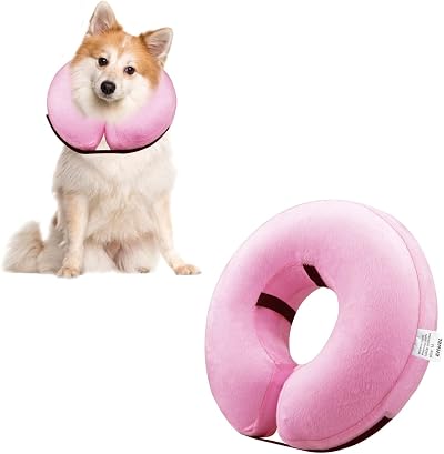 Emwel Pet Inflatable Collar for Dogs and Cats Medium