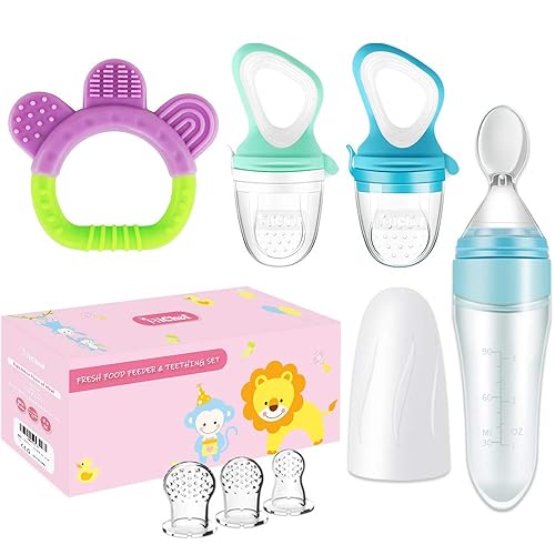Food Feeder Baby Fruit Feeder Pacifier (2 Pack) with Different