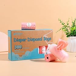 USBOO Disposable Diaper Bags for Baby - 20 Refill