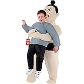 Morph Sumo Wrestler Inflatable Costume Kids, Inflatable Sumo Wrestler Costume, Blow Up Costumes for Kids