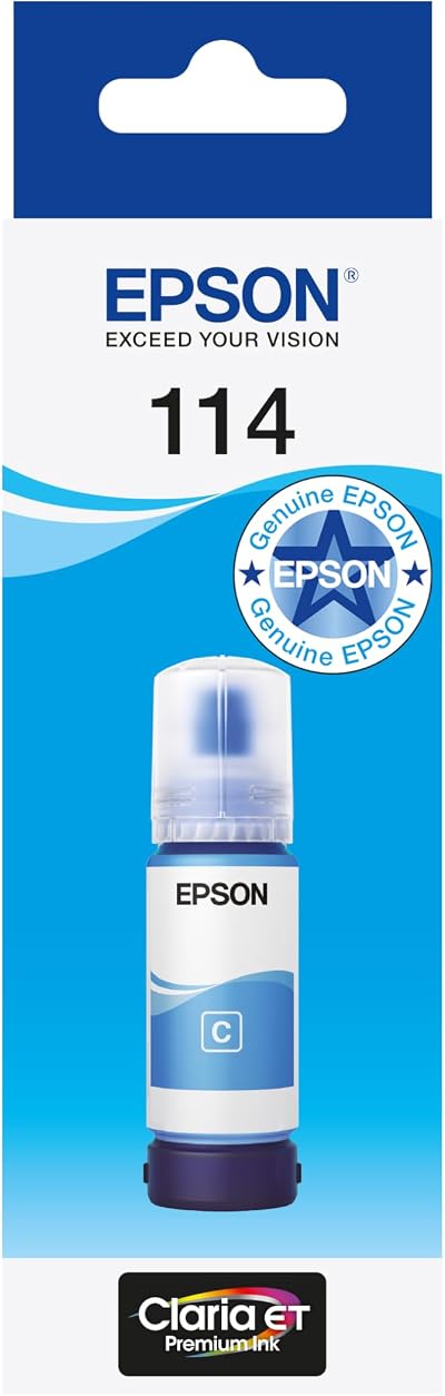 Epson EcoTank Cyan Ink Bottle 70ml Genuine