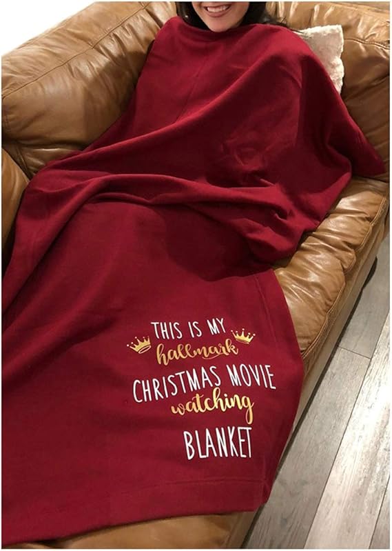CUTIEE This is My Hallmark Christmas Movie Watching Blanket Home Fleece