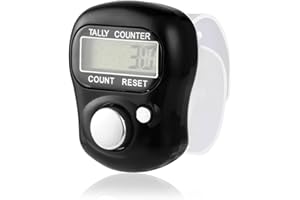 Sports Stopwatch Timer, Electric Finger Counter with Resettable 5 Digit LCD Hand Tally Counter for Praying and Walkin