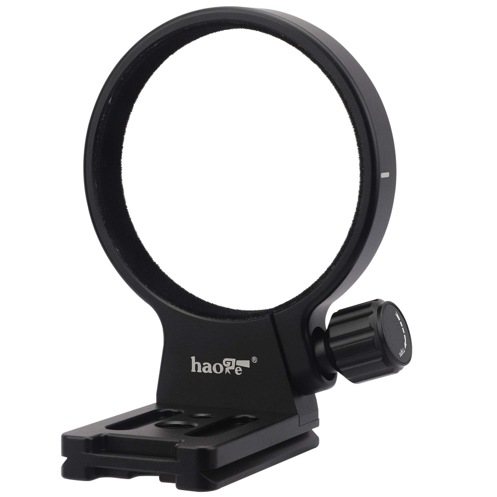 Haoge LMR-N240 Lens Collar Tripod Mount Ring Base for Nikon Z 24-200mm F4-6.3 VR Lens Z Mount built-in Arca Type Quick Release Plate