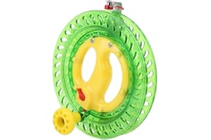 Dilwe Fishing Line Reel, ABS Multifunction Sea Fishing Wheel Hand Wire Wrapping Fly Line Fishing Reel Accessory