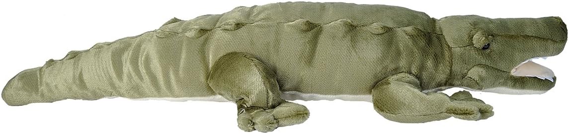 large stuffed crocodile