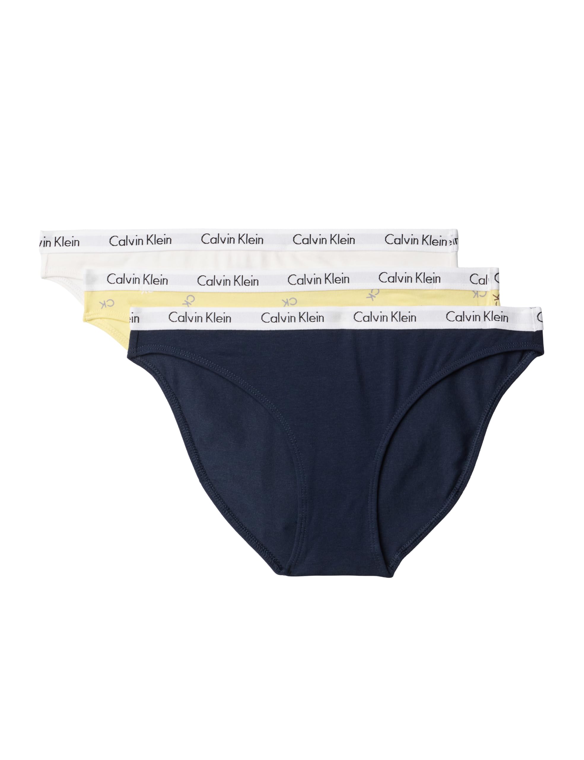 Calvin Klein Carousel Logo Cotton Stretch Bikini Panties, 3 Pack Image