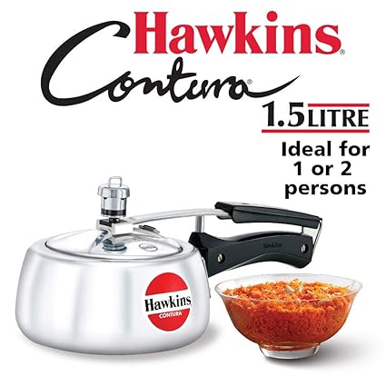 Hawkins Contura Pressure Cooker, 1.5 litres