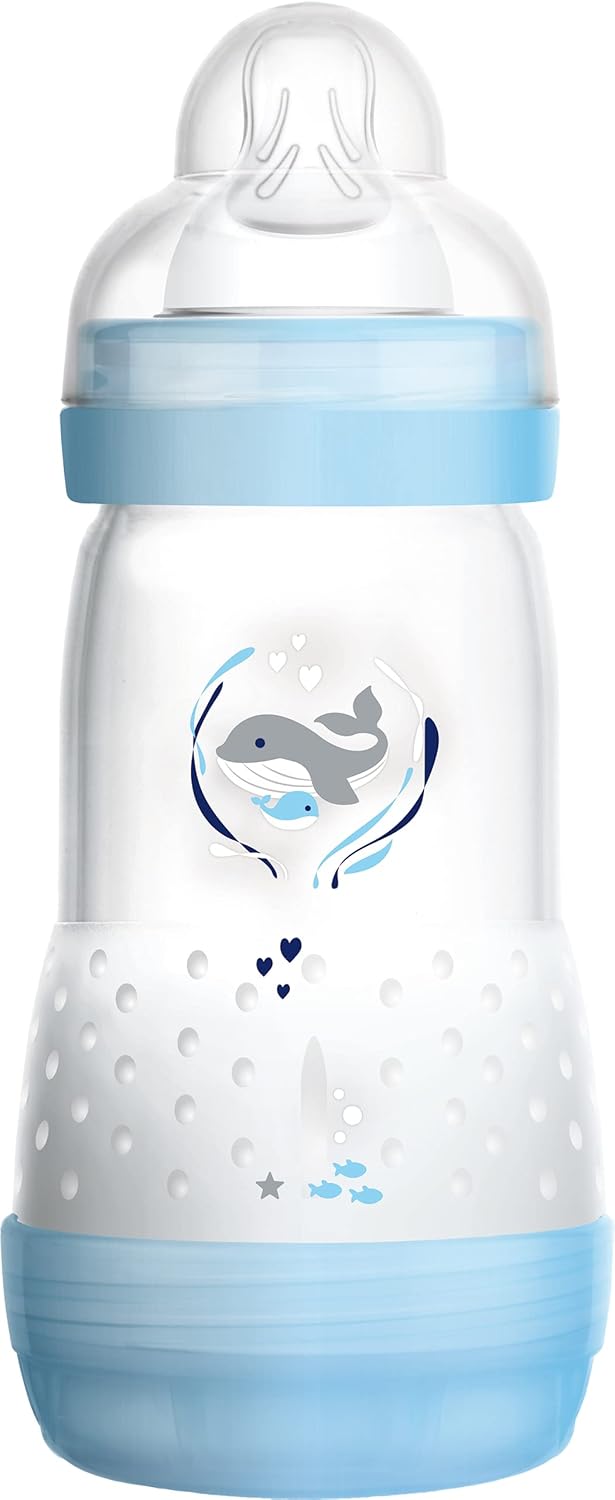 Amazon Com Mam Welcome To The World Set Includes Bottles Soother And Clip Blue Health Personal Care