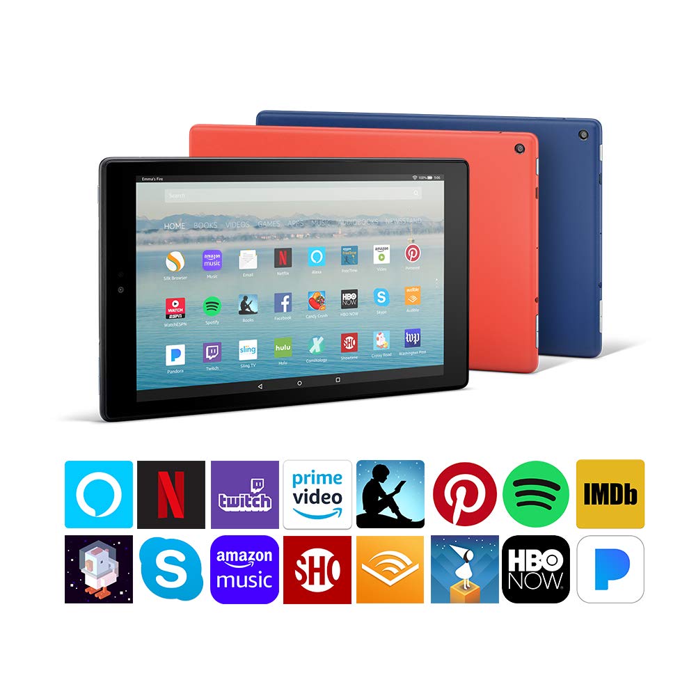 Fire HD 10 Tablet with Alexa Hands-Free, 10.1