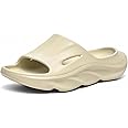 AnyuTech Recovery Slides for Men and Women - Orthopedic Sandals with Arch Support & Thick Cushion, Plantar Fasciitis Slippers, Lightweight Non-Slip Slides for Post-Workout Recovery