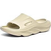 AnyuTech Recovery Slides for Men and Women - Orthopedic Sandals with Arch Support & Thick Cushion, Plantar Fasciitis Slippers, Lightweight Non-Slip Slides for Post-Workout Recovery