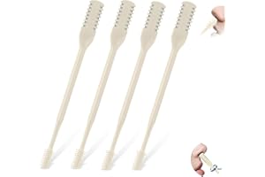 prgislew Nose Hair Trimmer 2-in-1,2025 New Double Sided Nose Trimmer.Portable 360° Rotating Manual Nasal Hair Cutter for Men and Women, Manual Hair Remover for Home Travel Essentials