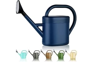 GEGEMAOYI Watering Can for Indoor Plants, Garden Watering Cans for Outdoor Plant House Flower, Modern, Large Long Spout with Sprinkler Head 1 Gallon