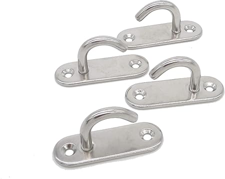 Stainless Steel Ceiling Hooks Wall Hooks M6 Screw Mount Hook