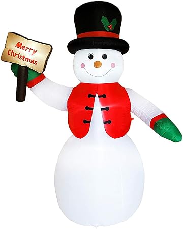 Amazon Com Dreamone 8 5 Foot Christmas Inflatable Snowman Lights