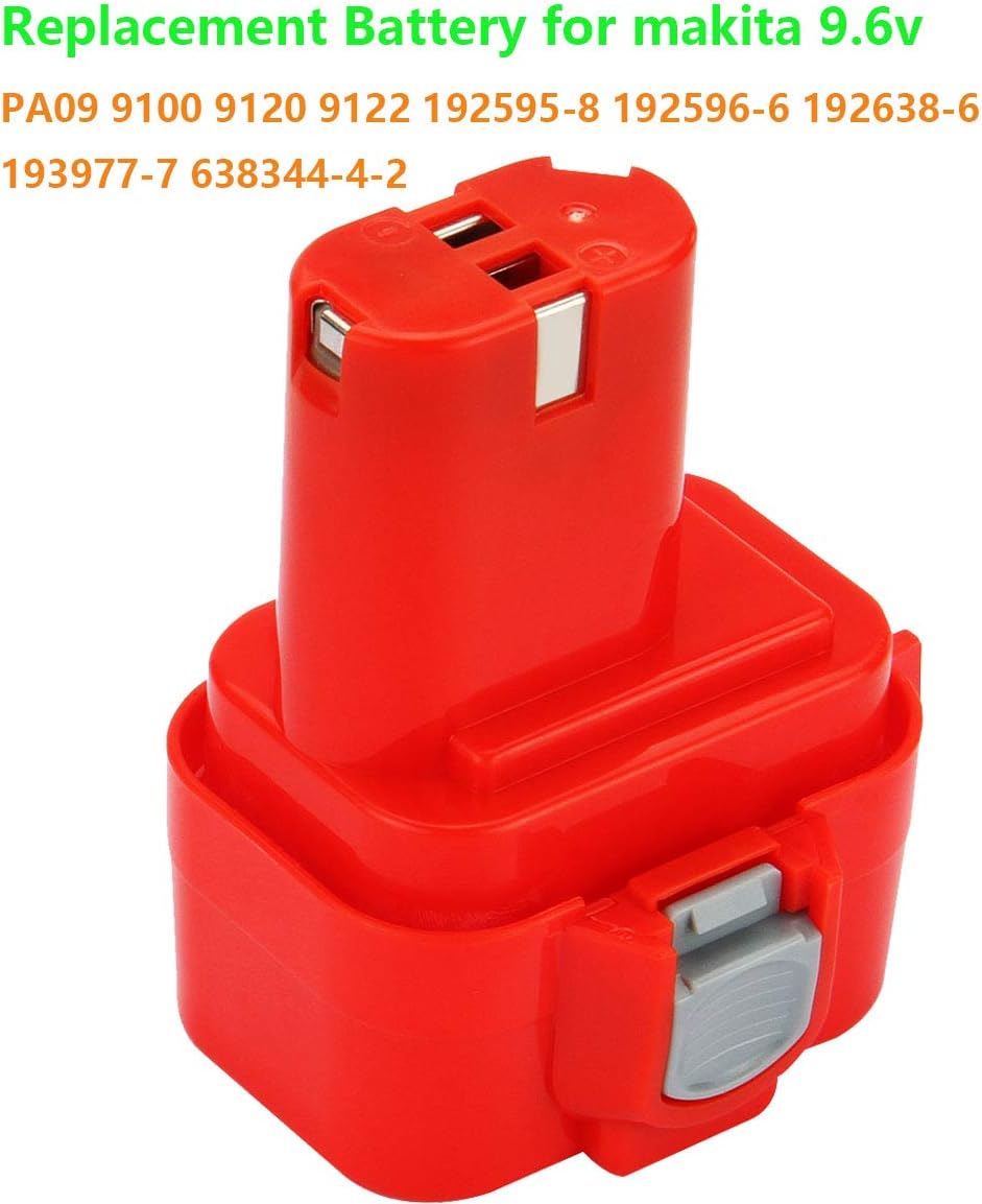 Shentec 9.6V Ni-Mh Battery Replacement for Makita PA09 9100 9120 9122 192595-8 192596-6 192638-6 193977-7 638344-4-2 - Image 5