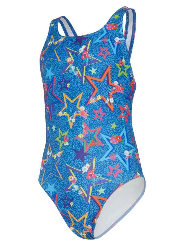 Maru GK9040-34 Girl's Swimsuit, Blue, 34in