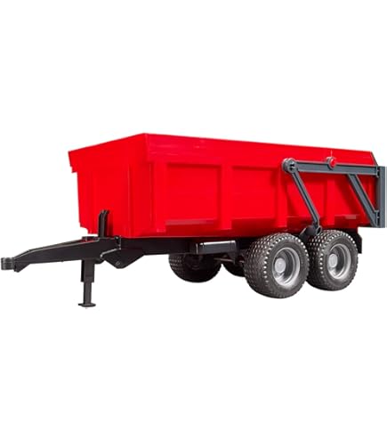 Bruder 02019 Tipping Trailer Accessory with Hitch for Farm