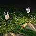 voona 8-Pack Solar Stainless Steel Warm White Light for Outdoor Garden Pathway Landscape (Stainless Steel)