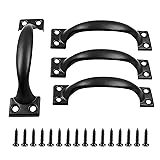 Zorveiio 4Pcs 6” Metal Door Handles Bow