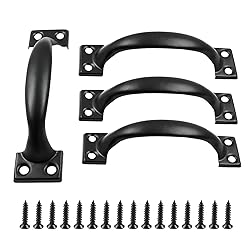 Zorveiio 4Pcs 6” Metal Door Handles Bow