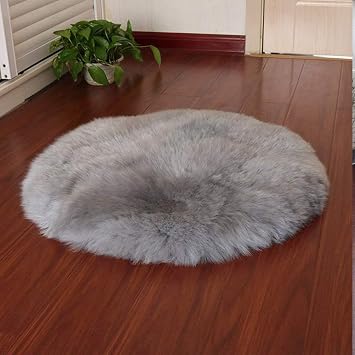 Hlzdh Faux Lammfell Schaffell Teppich Kunstfell Dekofell In Super