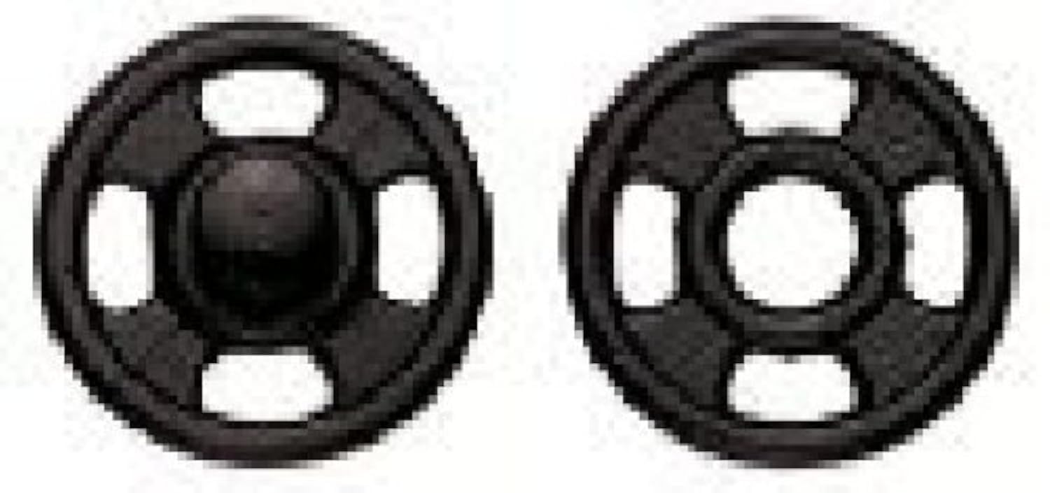 Prym Snap Fasteners Round, 7mm, Black, 10mm