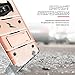 Zizo BOLT Series compatible with Samsung Galaxy Note 8 Case Military Grade Drop Tested with Tempered Glass Screen Protector Holster ROSE GOLD BLACK