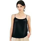 COLD POSH 19MM Mulberry Silk Camisole Tops for Women Scoop Neck Sleeveless Tank Top Casual Dressy Summer Cami Undershirt