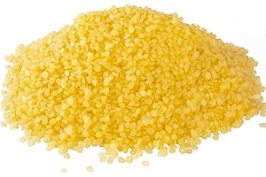 Grcdoyvl Natural Yellow Beeswax Granules (10-Pound) | Unrefined Pure Material for DIY Projects | Candle Making, Skin Care, Lip Balm, Soap Base | Organic Beeswax Pellets