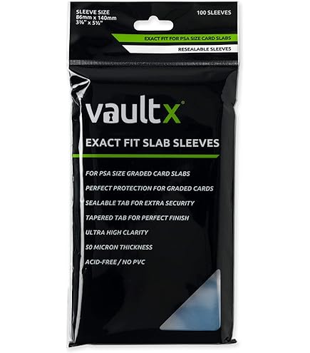 Amazon.com: CSP - PSA Sized Graded Card Sleeves Resealable Bag - 2 Mil