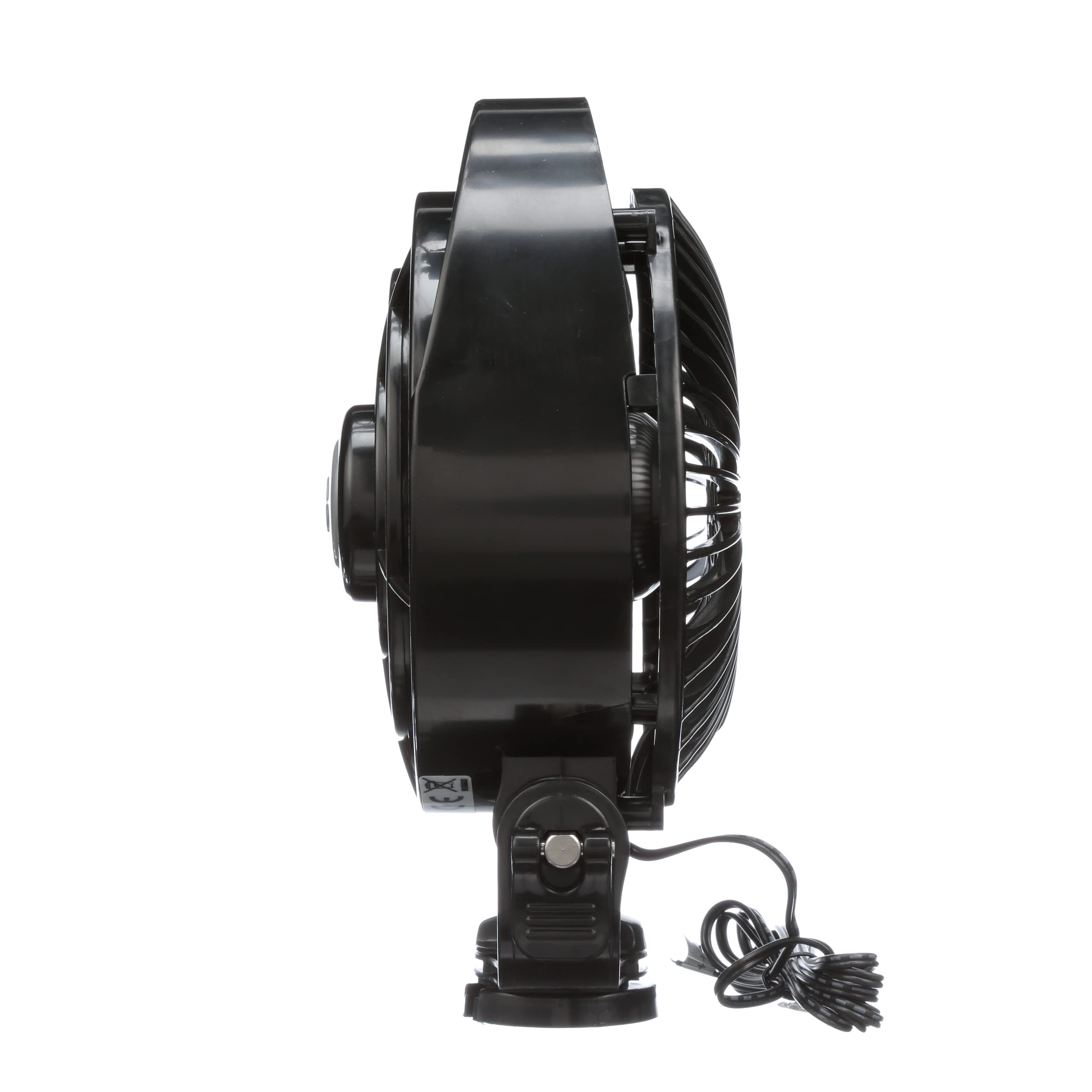 SEEKR Bora™ Fan from by Caframo, Compact Design with Powerful Airflow, Low Power Draw, 5000 Hour Motor Life, Made in Canada, 3 Speed 12V