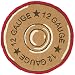 12 Gauge Shotgun Shell Hand-Hooked Round Accent Rug