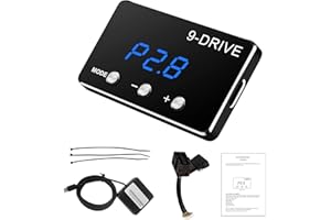 QAGEA Throttle Response Controller 9 Drive Modes Smart Electronic Racing Accelerator Compatible with Ford F150 F250 Raptor Fusion Focus Grand Mondeo Ranger Transit Mazda 5 6 BT-50 CX-9