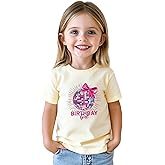 Birthday Girl Shirt Girls Birthday Gift for 2nd 3rd 4th 5th 6th 7th 8th Toddler Clothes Short Sleeve Cotton T-Shirt