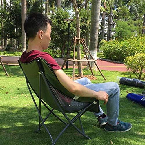 Bequeme Sonnenliege, tragbarer klappbarer Campingstuhl Outdoor-Angelsitz Ultraleichter klappbarer Stuhl für Picknick… – Bild 3