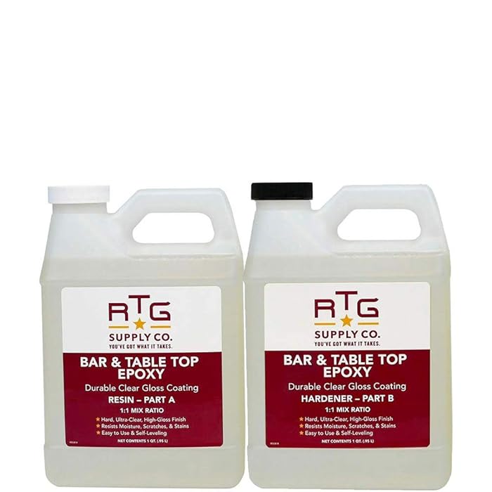 Buy RTG Bar & Table Top Epoxy Resin for Bars Countertops Furniture and