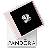 PANDORA Butterflies Clip Charm - Compatible with PANDORA Moments - Jewelry for Women - Gift for Her - Made with Sterling Silver & Enamel - With Gift Box