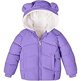 Baby Girls Boys Winter Coat Warm Fleece Jacket for Toddler Kids 6M-5T