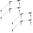 Bike Hoists - Overhead Pulley System with 100 lb Capacity for Bicycles or Ladders - Secure Garage Ceiling Storage by Rad Cycle