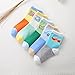 Bobo 5 Pack kids Boys Fashion Cotton and Soft Cute Breathable Socks size2-4years