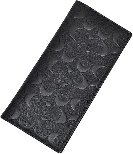 Amazon コーチ Coach 財布 長財布 メンズ F Qb Bk シグネチャー レザー ブレスト ポケット ウォレット ブラック 並行輸入品 Coach コーチ 財布