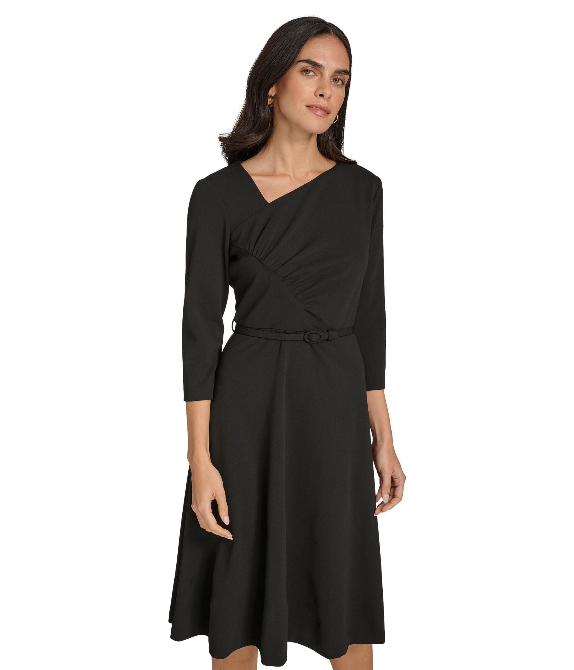 Calvin Klein Women’s Dresses Dress, Black, 16