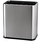 Coloch 10L Rectangle Metal Trash Can, 2.6 Gallon