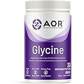 AOR Glycine Powder 500g 33-Servings - Glycine Supplement for Support Cognitive Function, Restful Sleep, Skin Care, Joint Comf