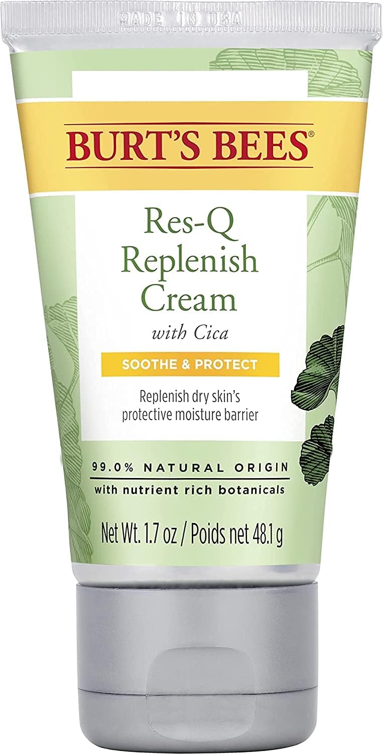 Burt's Bees 99% Natural Origin Res-Q Cream with Cica, 48.1g - Soothes &