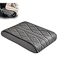 BIPROS Car Center Console Cover,Waterproof Armrest Cover,Napa Leather Car Armrest Box Pad,Fits Most Vehicle,Large Vehicles Please Check Size (Black) (Gray, Large)