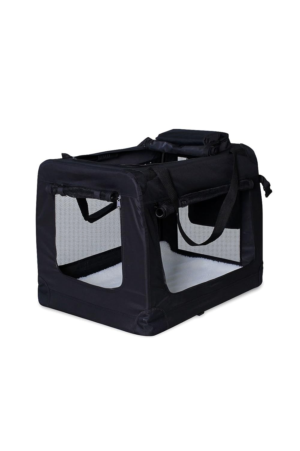 dibea TB10021 Dog Transport Box Dog/Folding Car Box for Small Animals and Sizes Black Amazon