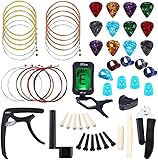 Auihiay 58 PCS Guitar Accessories Kit Including